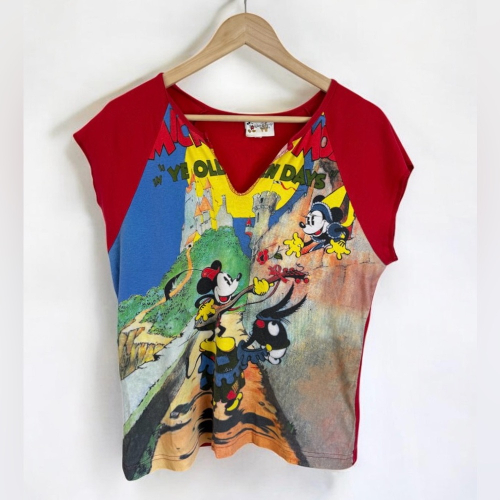 Vintage Y2K Disney Mickey Minnie TShirt Size XL
